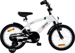 2Cycle BMX-Fun Kinderfiets - 16 Inch - Wit - Jongensfiets -Volare Verkoop 1200x855 1