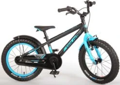 Volare Rocky Kinderfiets - 16 Inch - Zwart Blauw - 95% Afgemonteerd - Prime Collection -Volare Verkoop 1200x857