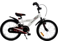 2Cycle Biker Kinderfiets - 18 Inch - Wit - Jongensfiets -Volare Verkoop 1200x859