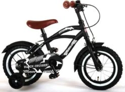 Volare Black Cruiser Kinderfiets - Jongens - 12 Inch - Zwart - 2 Handremmen -Volare Verkoop 1200x882