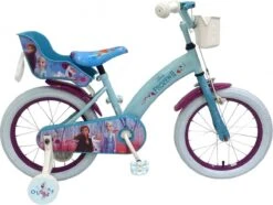 Volare Disney Frozen 2 - Kinderfiets - Meisjes - 16 Inch - Blauw/Paars -Volare Verkoop 1200x902 7