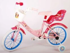 Volare Disney Princess Kinderfiets - Meisjes - 16 Inch - Roze Blauw - Twee Handremmen -Volare Verkoop 1200x910 3