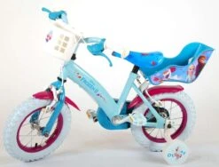 Volare Disney Frozen 2 Kinderfiets - Meisjes - 12 Inch - Blauw/Paars - Twee Handremmen -Volare Verkoop 1200x914