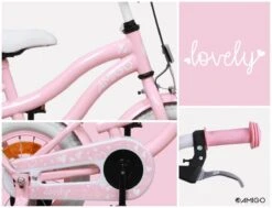 Amigo Lovely Meisjesfiets - Kinderfiets 14 Inch - Roze -Volare Verkoop 1200x920 25