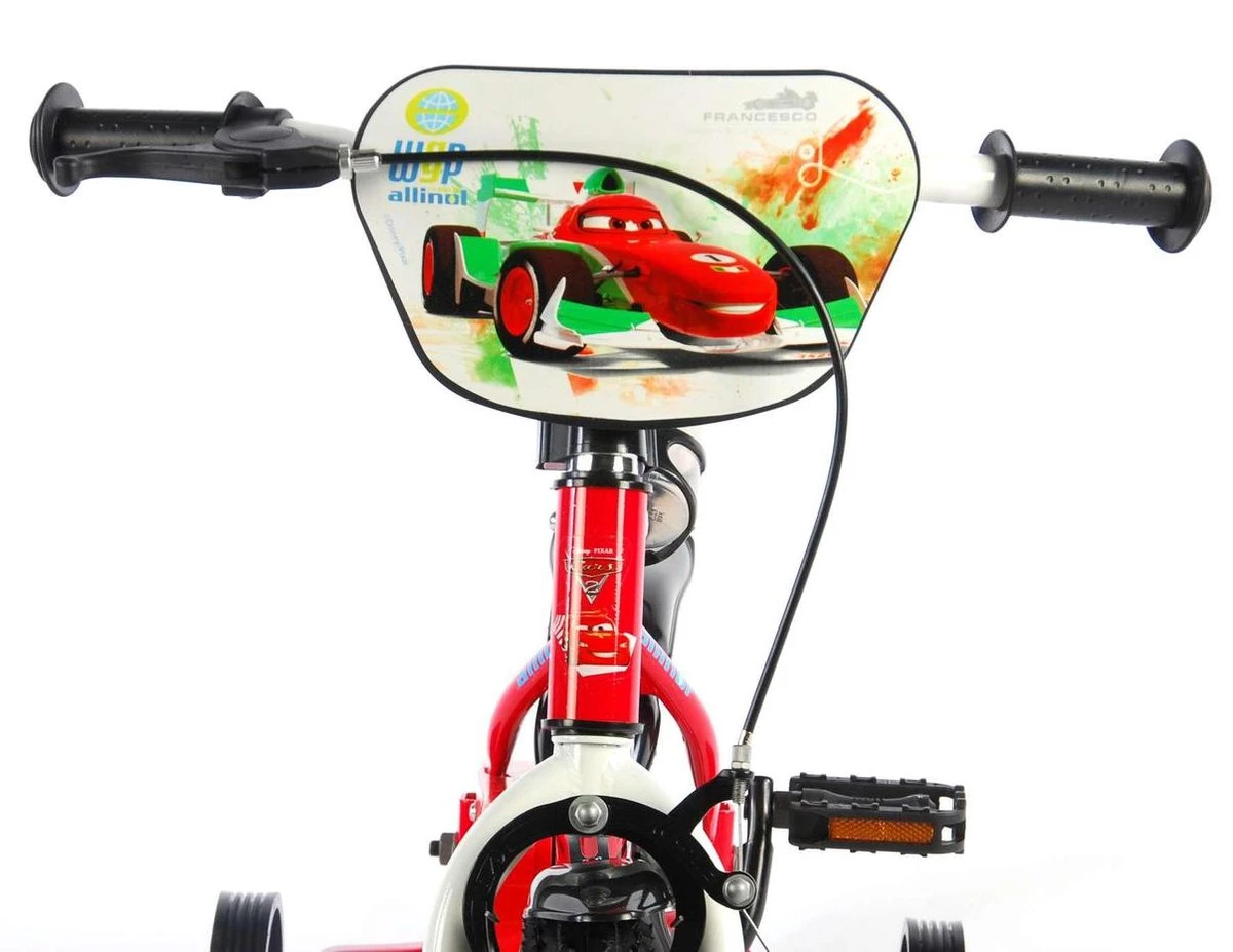 Volare Disney Cars Kinderfiets - Jongens - 12 Inch - Rood 14 Volare Disney Cars Kinderfiets - Jongens - 12 Inch - Rood - Afbeelding 14