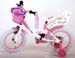 Volare Rose Kinderfiets - Meisjes - 14 Inch - Roze Wit - 95% Afgemonteerd -Volare Verkoop 1200x934 2