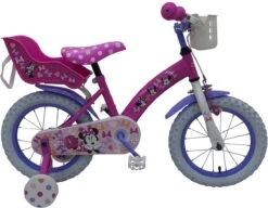 Volare Disney Minnie Cutest Ever! - Kinderfiets - Meisjes - 14 Inch - Roze -Volare Verkoop 1200x934