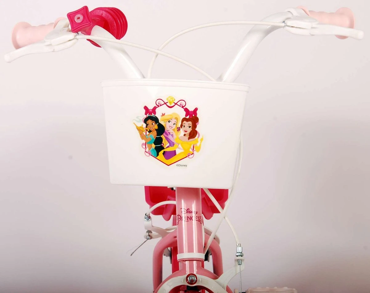 Volare Disney Princess Kinderfiets - Meisjes - 14 Inch - Roze - Twee Handremmen 10 Volare Disney Princess Kinderfiets - Meisjes - 14 Inch - Roze - Twee Handremmen - Afbeelding 10