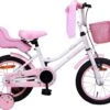 Amigo Magic Meisjesfiets - Kinderfiets 14 Inch - Wit