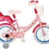 Volare Disney Princess Kinderfiets - Meisjes - 14 Inch - Roze - Twee Handremmen