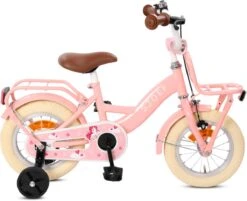 SJOEF Classic Meisjesfiets 12 Inch - Roze