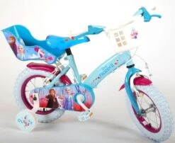 Volare Disney Frozen 2 Kinderfiets - Meisjes - 12 Inch - Blauw/Paars - Twee Handremmen -Volare Verkoop 1200x981 3