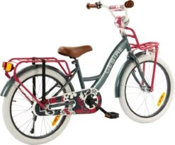 2Cycle Desire Kinderfiets - 20 Inch - Voordrager -Grijs-Roze - Meisjesfiets -Volare Verkoop 1200x995 1