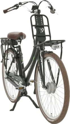 Vogue Elite - Fiets (elektrisch) - Vrouwen - Matzwart - 50 -Volare Verkoop 679x1200