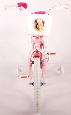 Volare Disney Princess Kinderfiets - Meisjes - 16 Inch - Roze Blauw - Twee Handremmen -Volare Verkoop 743x1200 1