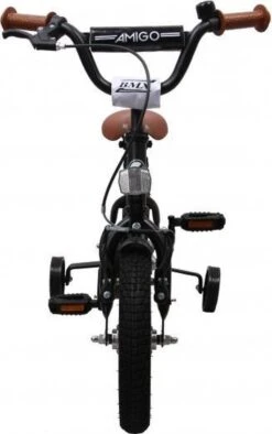 Amigo BMX Fun Jongensfiets - Kinderfiets 12 Inch - Matzwart -Volare Verkoop 753x1200