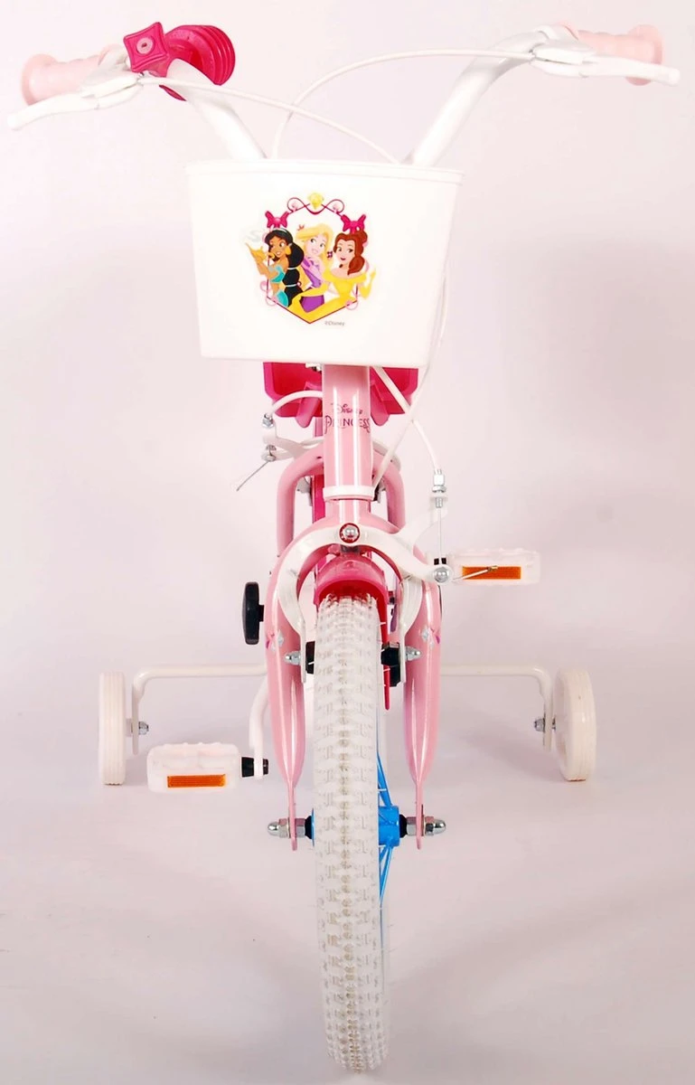 Volare Disney Princess Kinderfiets - Meisjes - 14 Inch - Roze - Twee Handremmen 17 Volare Disney Princess Kinderfiets - Meisjes - 14 Inch - Roze - Twee Handremmen - Afbeelding 17