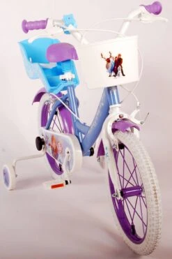 Disney Frozen 2 Kinderfiets - Meisjes - 16 Inch - Blauw - Twee Handremmen -Volare Verkoop 799x1200
