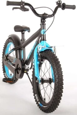 Volare Rocky Kinderfiets - 16 Inch - Zwart Blauw - 95% Afgemonteerd - Prime Collection -Volare Verkoop 808x1200