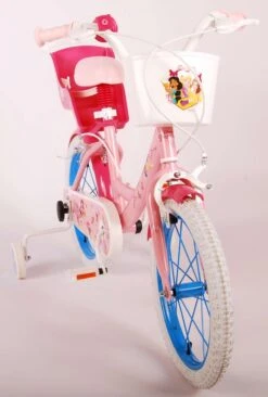 Volare Disney Princess Kinderfiets - Meisjes - 16 Inch - Roze Blauw - Twee Handremmen -Volare Verkoop 809x1200 2