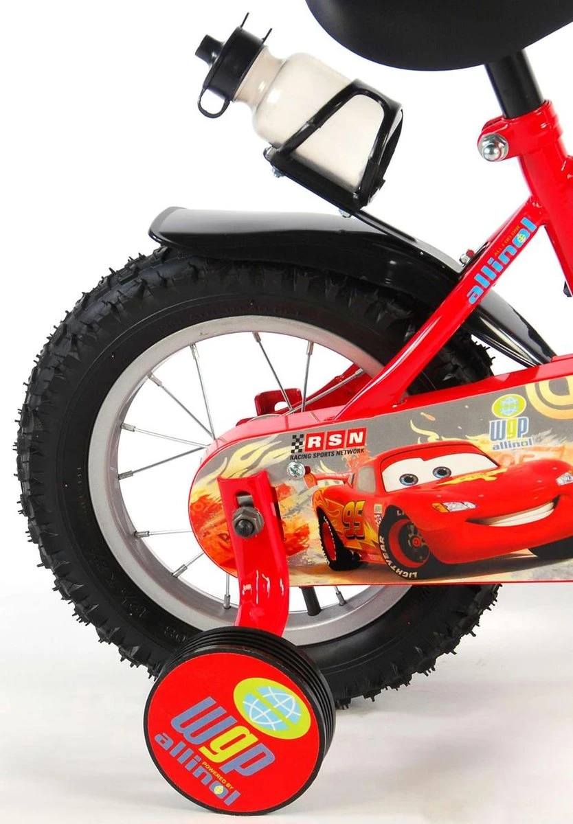 Volare Disney Cars Kinderfiets - Jongens - 12 Inch - Rood 7 Volare Disney Cars Kinderfiets - Jongens - 12 Inch - Rood - Afbeelding 7