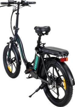 Hitway BK6 Elektrische Fiets | Opvouwbare E-bike | 20 Inch Fat Tire | 350W Motor | 10Ah | Zwart/Groen -Volare Verkoop 842x1200