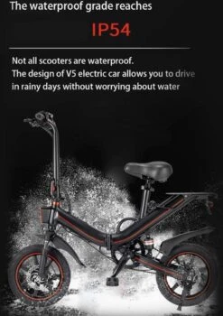 OUXI - V5 - 16 Inch - Elektrische Fiets - E Bike - Elektrische Vouwfiets - APP IOS/ Android - 500W Motor - 15Ah Lithuim Ion Batterij - Zwart -Volare Verkoop 847x1200 1