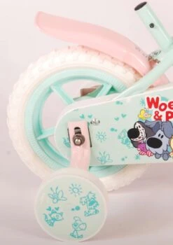 Volare Woezel & Pip Kinderfiets - Meisjes - 10 Inch - Mint Blauw/Roze - Doortrapper -Volare Verkoop 847x1200 2