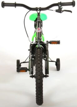 Volare Sportivo Kinderfiets - Jongens - 16 Inch - Neon Groen Zwart - 95% Afgemonteerd -Volare Verkoop 870x1200