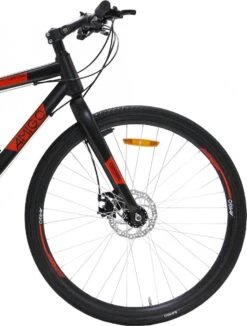 Amigo Control - Mountainbike 28 Inch - Voor Dames En Heren - Met 21 Versnellingen - Zwart/Rood -Volare Verkoop 910x1200