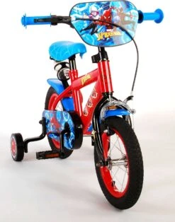 Volare Spider-Man Kinderfiets - Jongens - 12 Inch - Blauw/Rood -Volare Verkoop 943x1200
