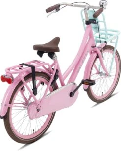 Valetta Cargo - Transportfiets - Meisjesfiets - 22 Inch - Mint Roze -Volare Verkoop 959x1200