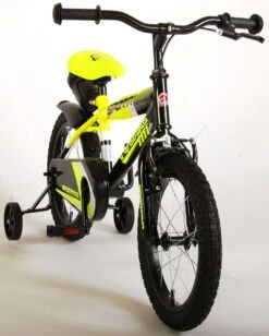 Volare Sportivo Kinderfiets - Jongens - 16 Inch - Neon Geel Zwart - 95% Afgemonteerd -Volare Verkoop 961x1200