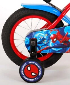 Volare Spider-Man Kinderfiets - Jongens - 12 Inch - Blauw/Rood -Volare Verkoop 998x1200