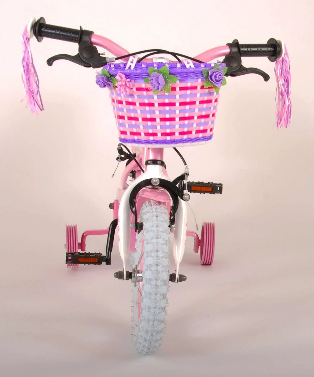 Volare Rose Kinderfiets - Meisjes - 12 Inch - Roze - 2 Handremmen 9 Volare Rose Kinderfiets - Meisjes - 12 Inch - Roze - 2 Handremmen - Afbeelding 9